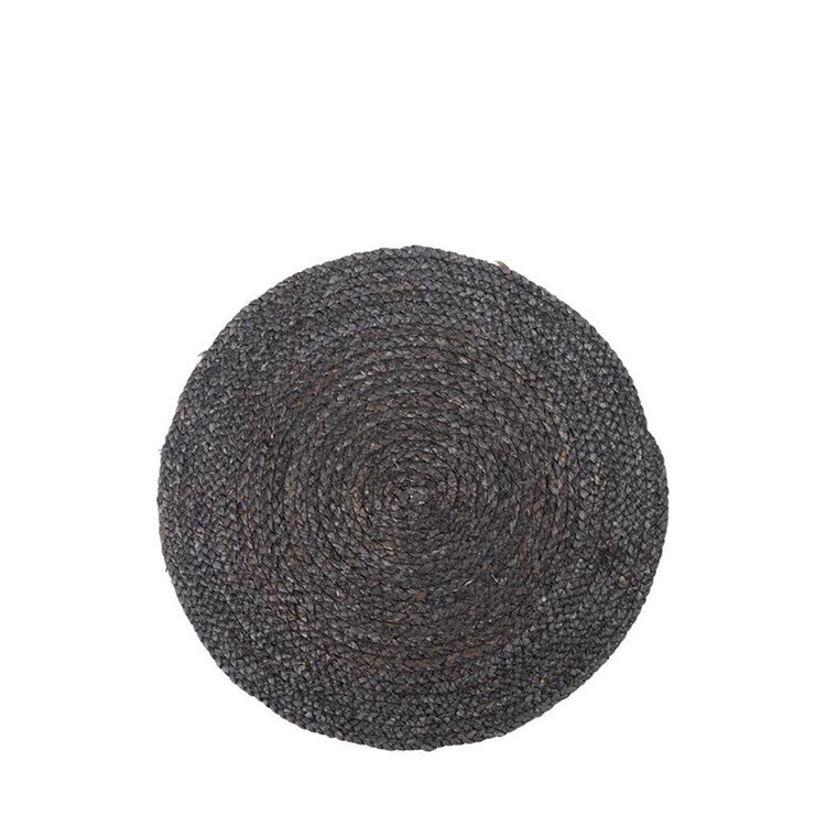 RAW dækkeserviet Ø38 cm sort siv